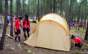 Acampar é agora mais fácil.
