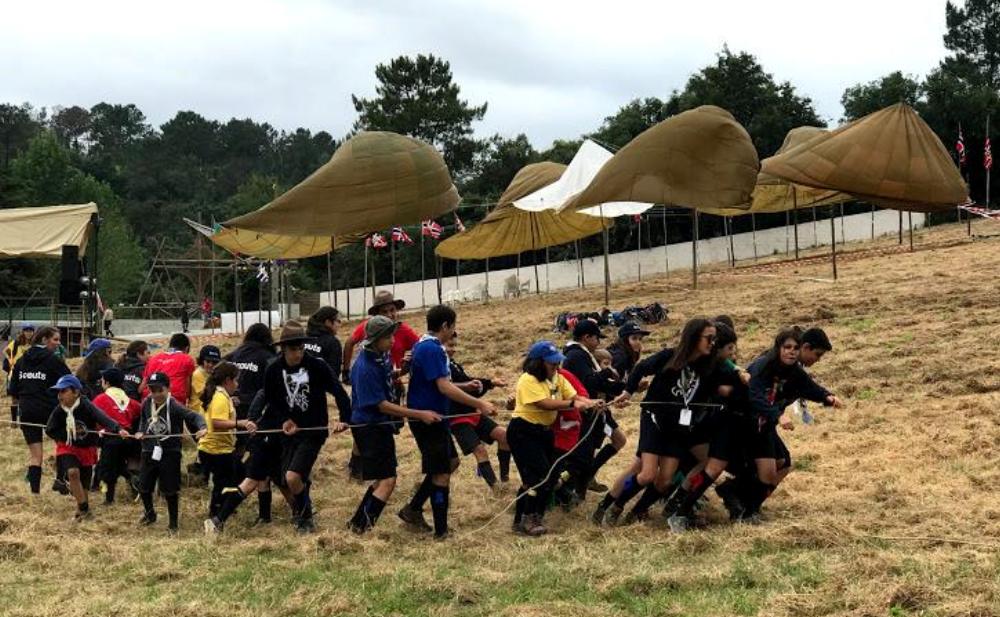 Mais de 1300 escuteiros reunidos na Quinta do Escuteiro.