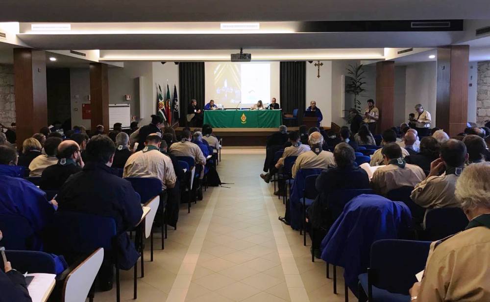 Representantes reunidos em Fátima.