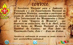 Comemora o Dia Internacional dos Monumentos e Sítios.