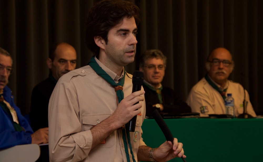 O eleito Vice-Presidente, João Sousa.