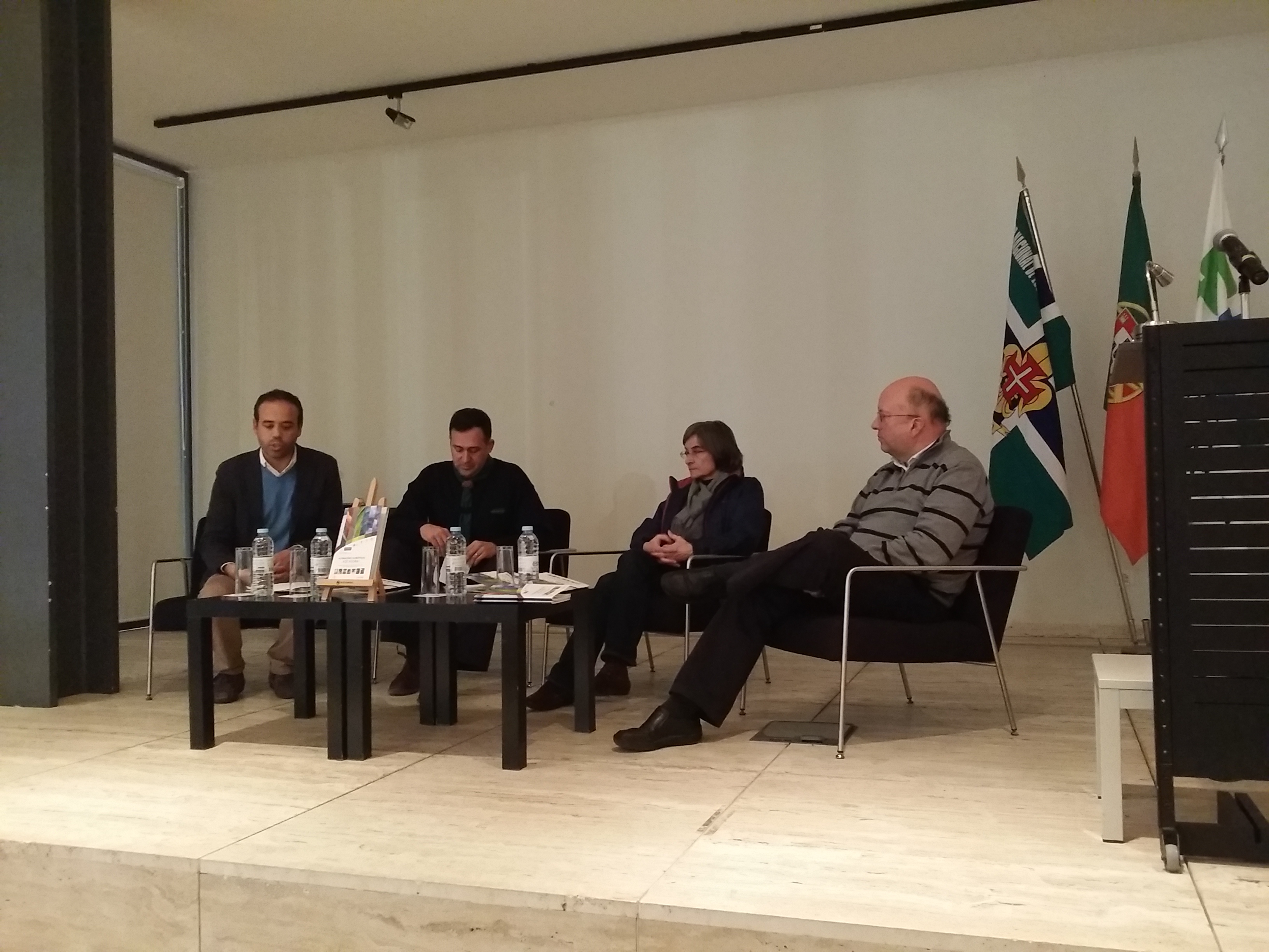 Pedro Martins e Filipe Ferreira da Silva, do Departamento Nacional do Ambiente, moderaram a sessão