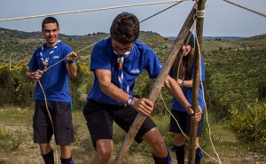 A competição entre equipas.