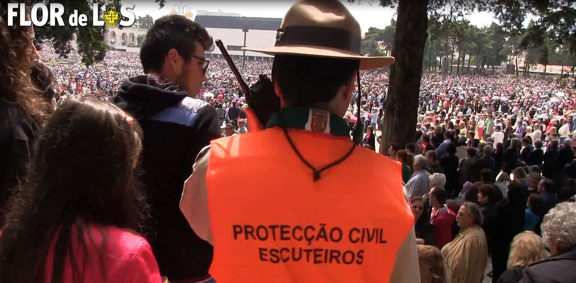 Departamento Nacional de Proteção Civil e Seguração em ação.