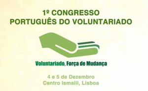 Participa no I Congresso do Voluntariado.