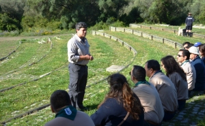 Palestra durante a formação do Curso de Educação Ambiental.