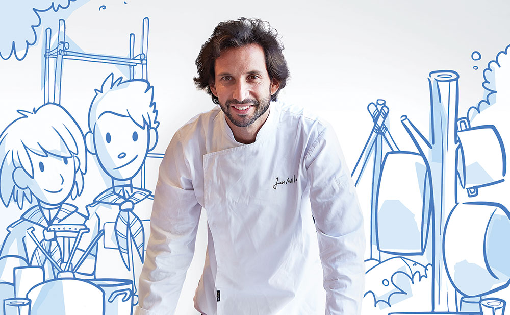 Chef Avillez aprendeu a trabalhar em equipa nos escuteiros.