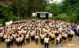 Cerimónia de abertura do III Jamboree da Madeira