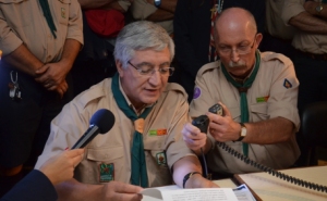 Mensagem de abertura.