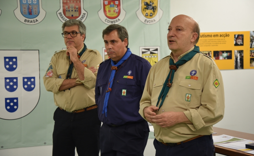 Cerimónia de boas vindas.