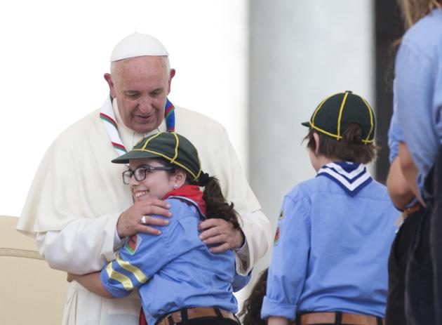 Papa Francisco recebe escuteiros da AGESCI