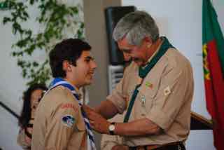 Entrega da Medalha de Heroísmo.