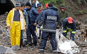 Trabalhos de limpeza na Ilha da Madeira
