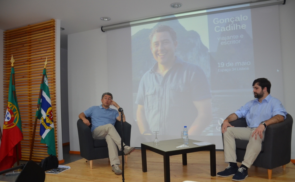 Ciclo dos Viajantes com Gonçalo Cadilhe como convidado.