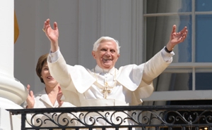 Bento XVI na visita à Casa Branca
